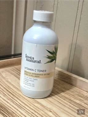 InstaNatural Vitamin C Toner With Botanical Extracts 4fl Oz, Cruelty Free, Vegan